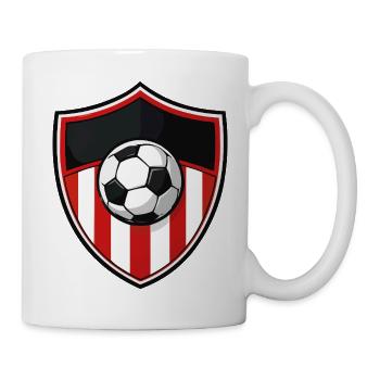 Blason de football américain-1 - Mug blanc - blanc - Droite
