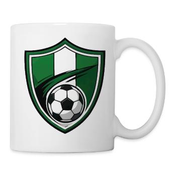 fussball-shield - Tasse - Weiß - Rechts