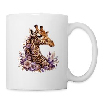 Floral Giraffe Pattern - Mug - white - Right