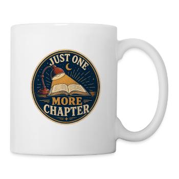 Bookworm Gifts, Just One More Chapter Late Night R - Mug - white - Right
