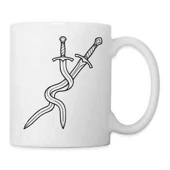Crossed Swords Fantasy RPG LARP - Mug - white - Right