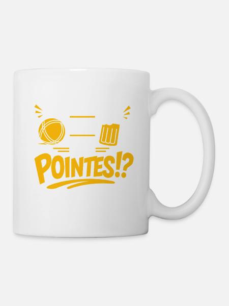 Du schießt oder du zeigst - Tasse - Weiß
