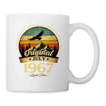 59th Birthday Gift Vintage July Vintage 1967 - Mug - white - Right