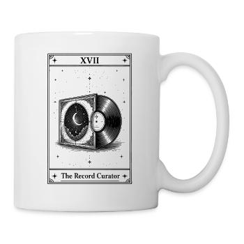 Le conservateur des archives | Vinyle de cartes de tarot - Mug blanc - blanc - Droite