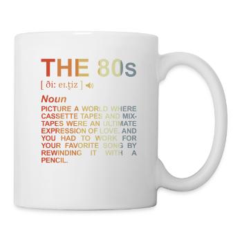 80s Meaning - Mug - white - Right