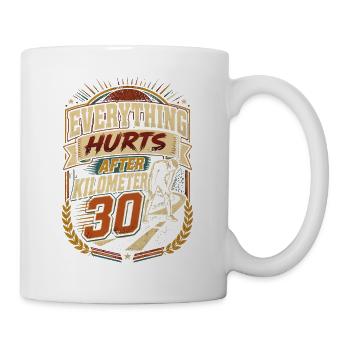 Marathon Marathon Runners Run Kilometers: 30 - Mug - white - Right