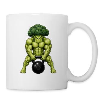 Broccoli Strength Athlete Fitness Bodybuilding - Mug - white - Right
