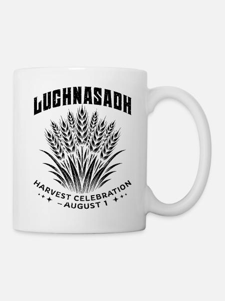 Lughnasadh Lammas Lughnasa Erntefeier - Tasse - Weiß