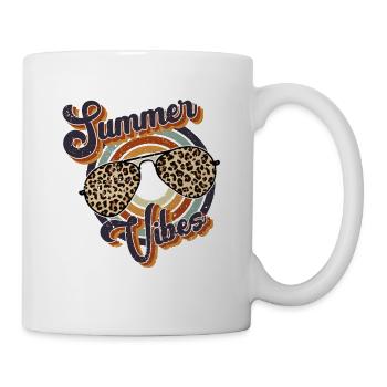 Summer Vibes Leopard Shades - Tasse - Weiß - Rechts