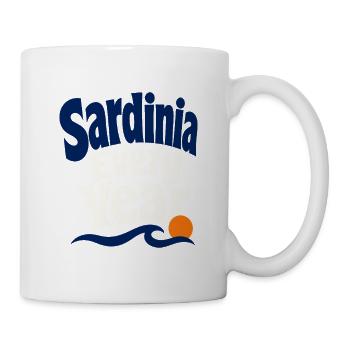 Sardinia Every Year, Italy Vacation Travel Saying - Mug - white - Right