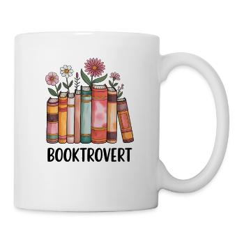 Floral Bookstack Bloom - Tasse - Weiß - Rechts
