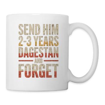 MMA, lutte, arts martiaux mixtes, l’envoient au Daghestan - Mug blanc - blanc - Droite