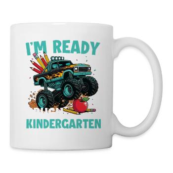 Prêt à décrocher la relaisie de la maternelle et de la maternelle - Mug blanc - blanc - Droite