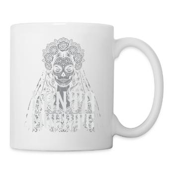 Santa Muerte Skull Bride - Mug - white - Right