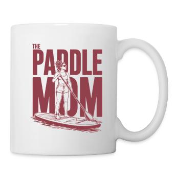 Paddle Mom SUP Mama Shirt - Mug - white - Right