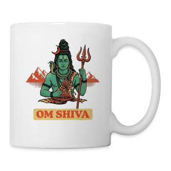 Hindu God Shiva Retro Comic - Mug - white - Right