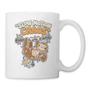 Paresseux du Chaos au ralenti - Mug blanc - blanc - Droite