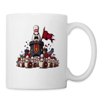 Bowling Pins Siege Castle - Mug - white - Right