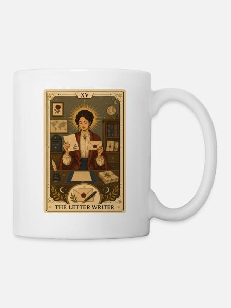 Briefeschreiber | Papier & Tinte Tarot - Tasse - Weiß