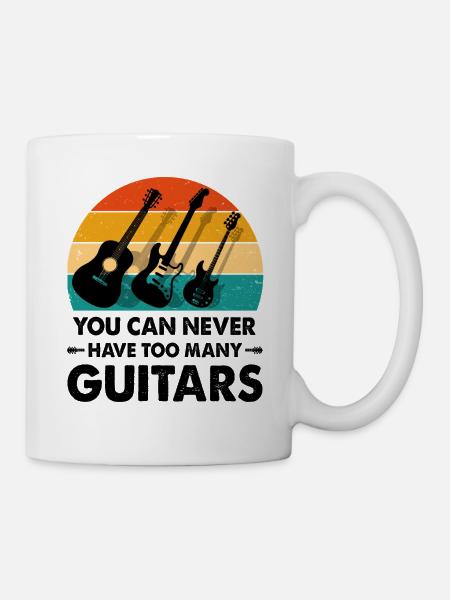 Gitarrist Gitarre - Tasse - Weiß
