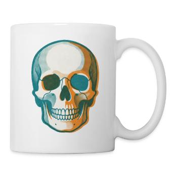 Retro Pop Skull - Mug - white - Right