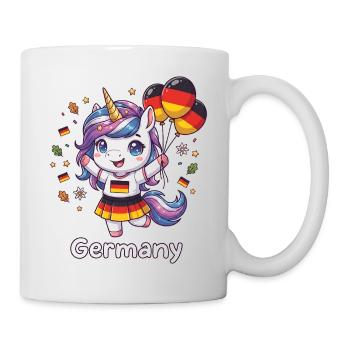 Licorne Kawaii Germany - Mug blanc - blanc - Droite