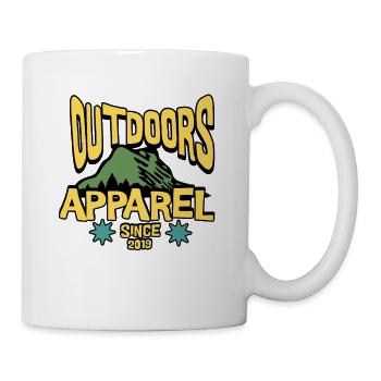Outdoors Apparel Mountain Logo 2019 - Mug - white - Right