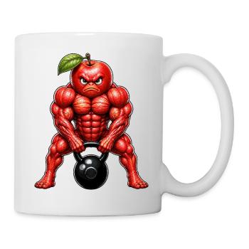 Entraînement d’été Apple Fruit Fitness - Mug blanc - blanc - Droite