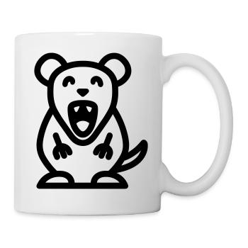 souris - Mug blanc - blanc - Droite