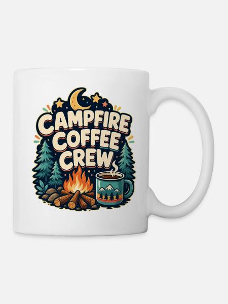 CAMPFIRE COFFEE CREW - Tasse - Weiß
