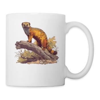 La mangouste de la mangouste - Mug blanc - blanc - Droite