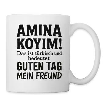 Lustige türkische Sprüche Türkei Türkiye türkisch - Tasse - Weiß - Rechts