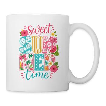 Été Vacances Soleil Tropical Fruit Cadeau - Mug blanc - blanc - Droite