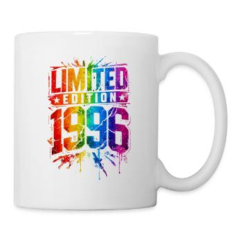 Limited Edition 1996 Jahrgang Geburtstag Art - Tasse - Weiß - Rechts