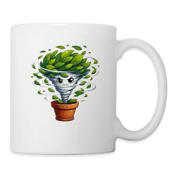 Plants Tornado Swirling Leaves - Mug - white - Right