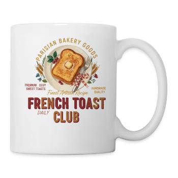 Petit-déjeuner Pain perdu du Club Petit-déjeuner Brunch - Mug blanc - blanc - Droite