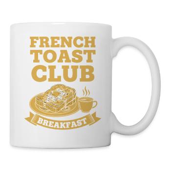 Petit-déjeuner Club de pain perdu Petit-déjeuner Brunch drôle - Mug blanc - blanc - Droite