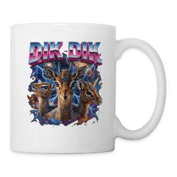 Trio Cosmic de Cerfs Dik avec la foudre - Mug blanc - blanc - Droite