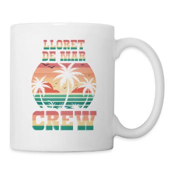 Lloret De Mar Crew - Tasse - Weiß - Rechts