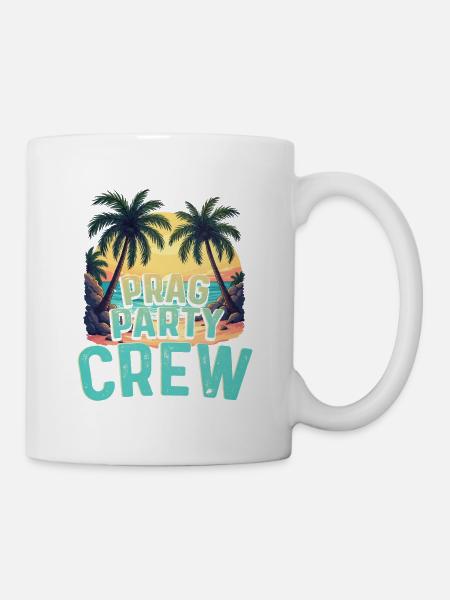 Prag Party Crew - Tasse - Weiß