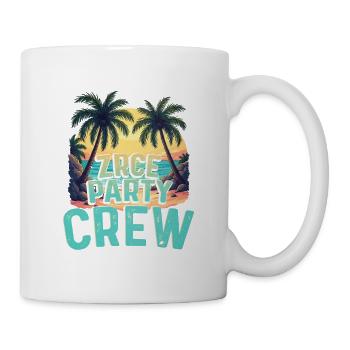 Équipe de la fête Zrce - Mug blanc - blanc - Droite