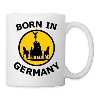Sonnenwagen Silhouette Allemagne - Mug blanc - blanc - Droite