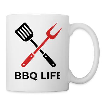 Outils BBQ Life - Mug blanc - blanc - Droite