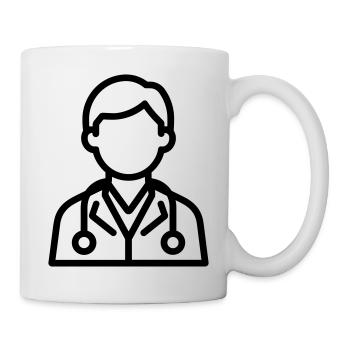 médecin - Mug blanc - blanc - Droite