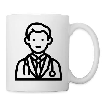 docteur - Mug blanc - blanc - Droite