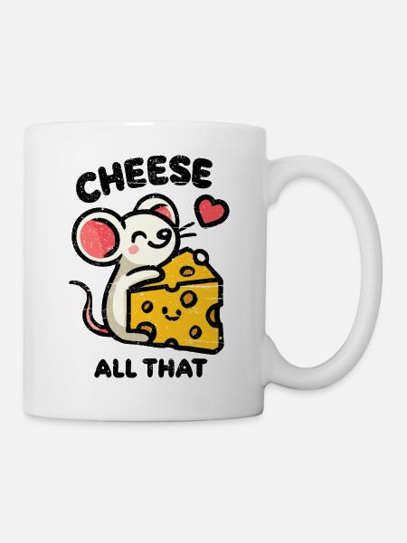 Käse, all das - Tasse - Weiß