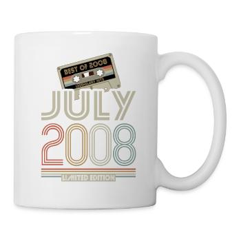 Kassette - Best of July 2008 - Geburtstag - Tasse - Weiß - Rechts