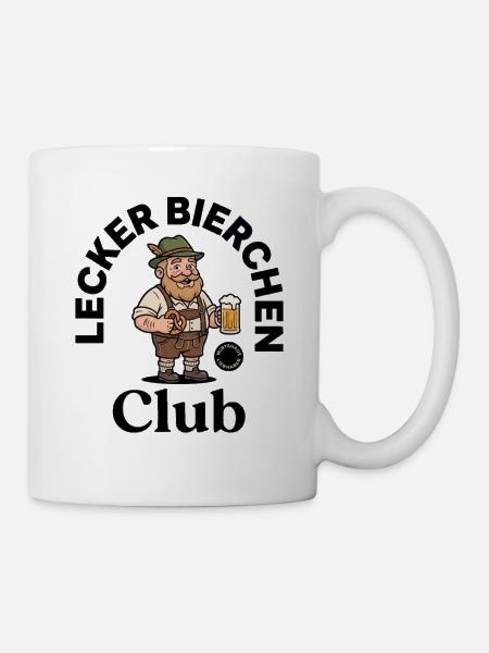 Lecker Bierchen Club - Tasse - Weiß