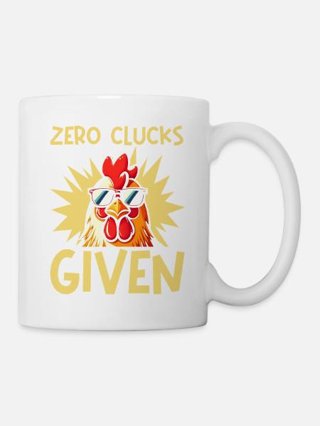 Farmer Rooster Flock Poultry Chicken - Tasse - Weiß