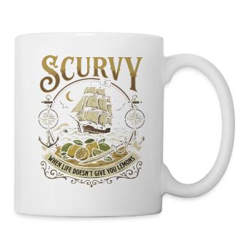 Conception du Lemon du Pirate Ship - Mug blanc - blanc - Droite